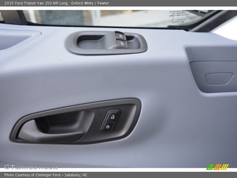 Oxford White / Pewter 2015 Ford Transit Van 150 MR Long
