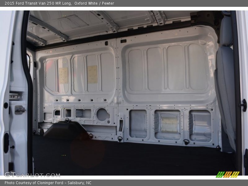 Oxford White / Pewter 2015 Ford Transit Van 250 MR Long