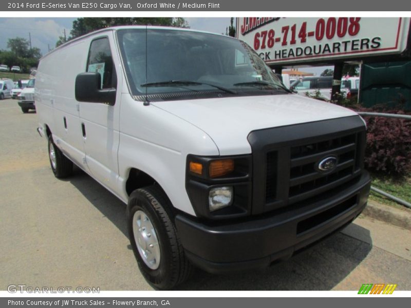 Oxford White / Medium Flint 2014 Ford E-Series Van E250 Cargo Van