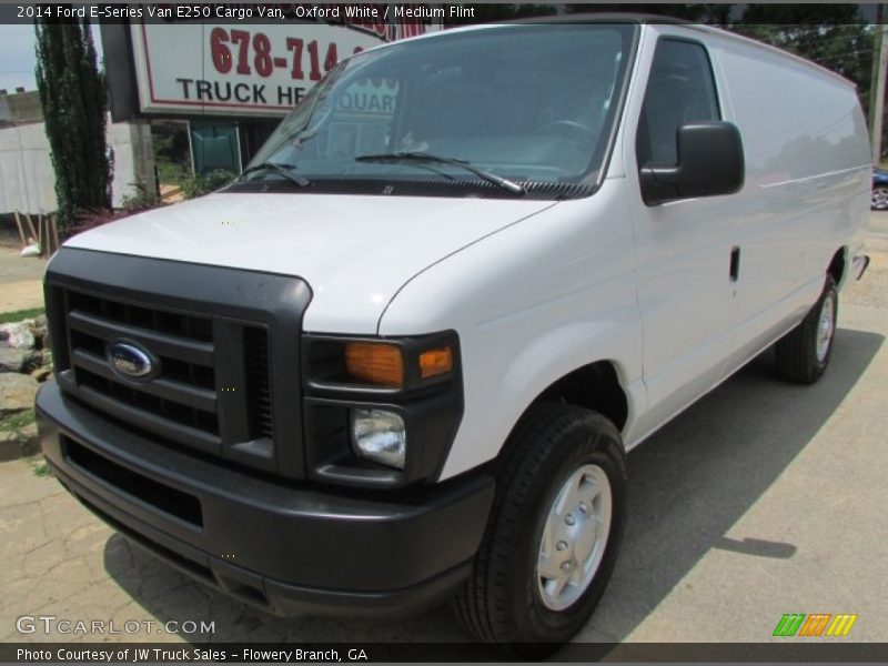 Oxford White / Medium Flint 2014 Ford E-Series Van E250 Cargo Van