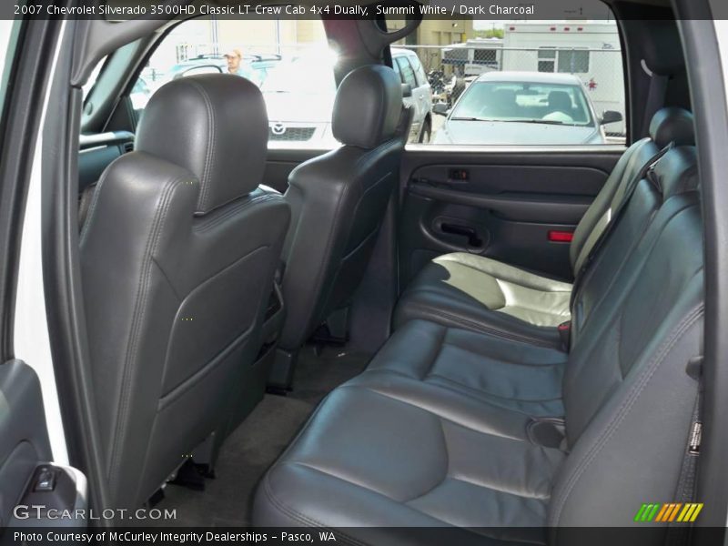 Summit White / Dark Charcoal 2007 Chevrolet Silverado 3500HD Classic LT Crew Cab 4x4 Dually