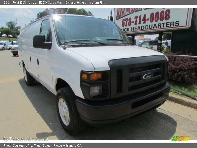 Oxford White / Medium Flint 2014 Ford E-Series Van E250 Cargo Van