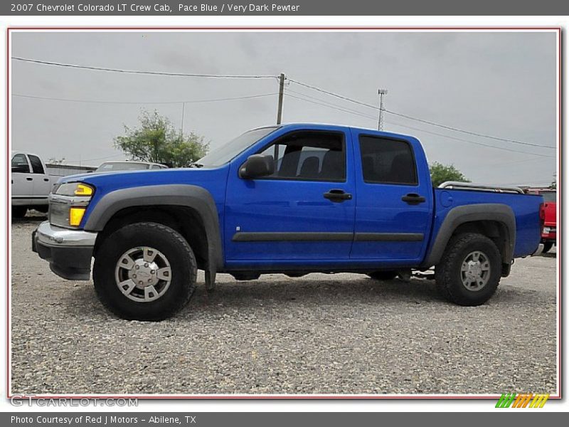 Pace Blue / Very Dark Pewter 2007 Chevrolet Colorado LT Crew Cab