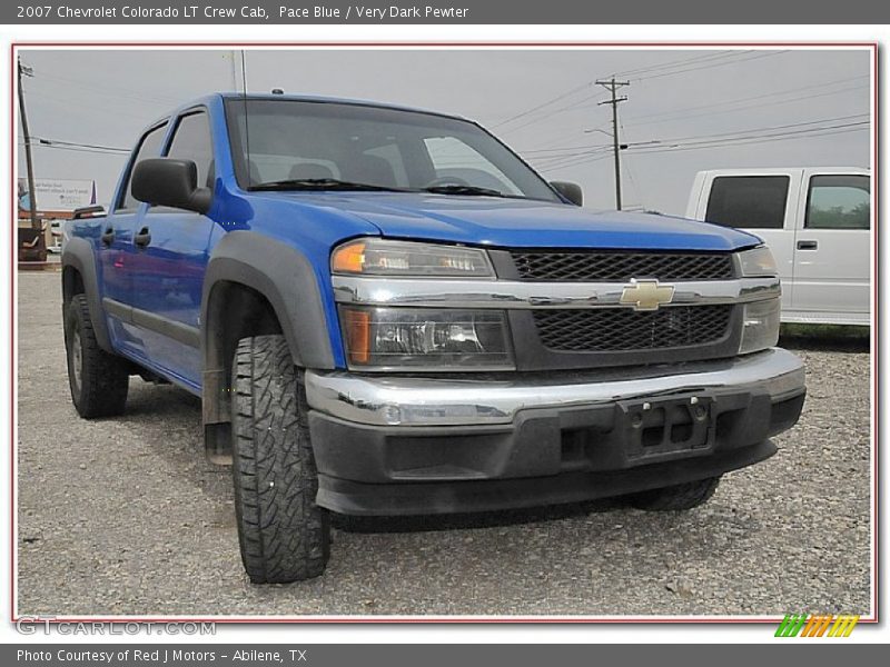 Pace Blue / Very Dark Pewter 2007 Chevrolet Colorado LT Crew Cab