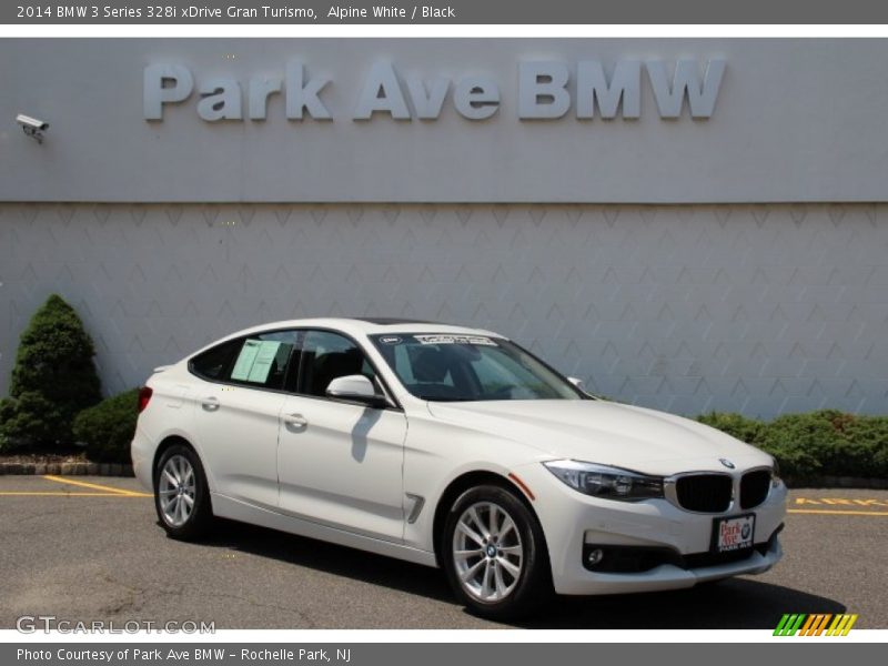 Alpine White / Black 2014 BMW 3 Series 328i xDrive Gran Turismo