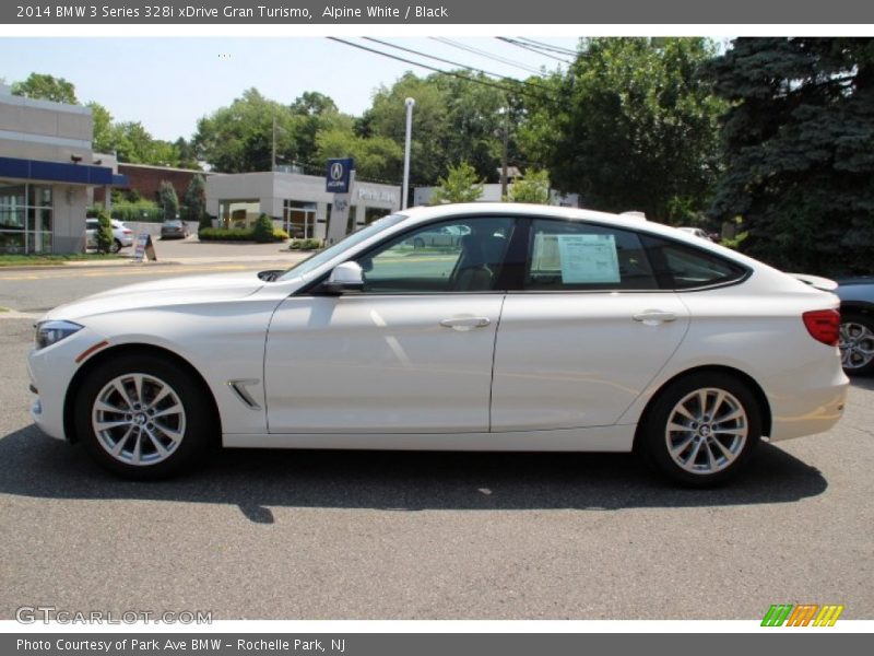 Alpine White / Black 2014 BMW 3 Series 328i xDrive Gran Turismo