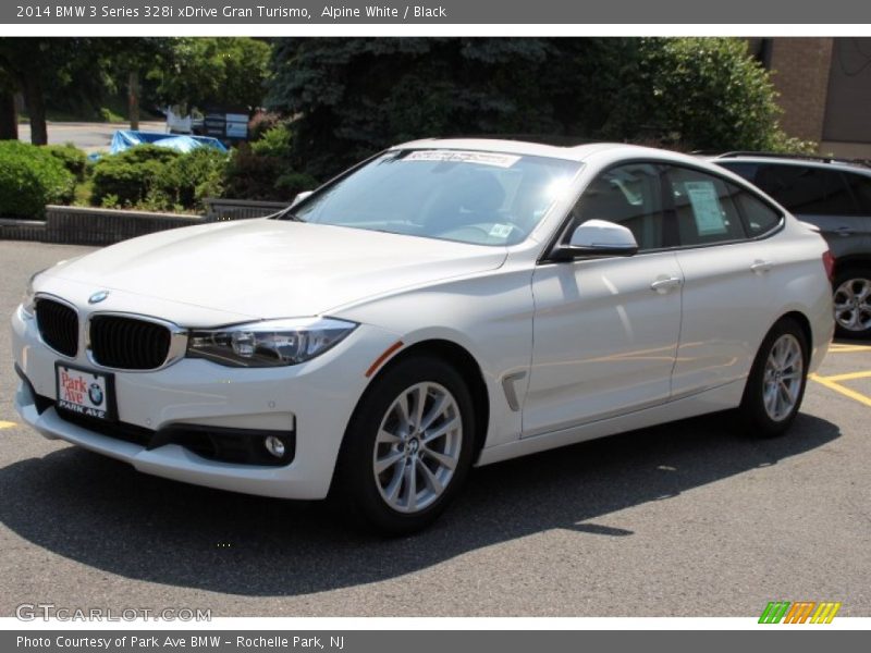 Alpine White / Black 2014 BMW 3 Series 328i xDrive Gran Turismo