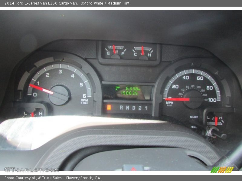 Oxford White / Medium Flint 2014 Ford E-Series Van E250 Cargo Van
