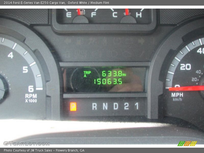 Oxford White / Medium Flint 2014 Ford E-Series Van E250 Cargo Van