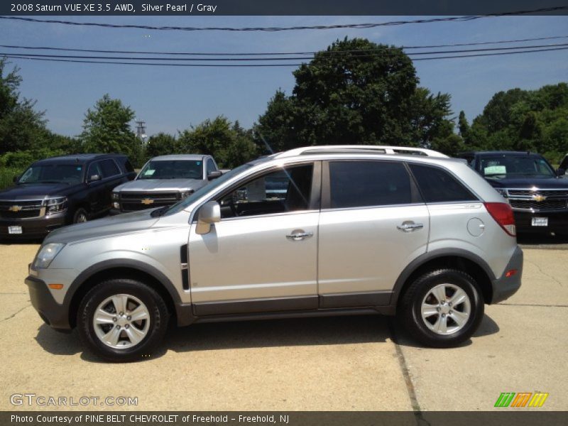 Silver Pearl / Gray 2008 Saturn VUE XE 3.5 AWD