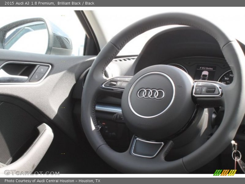 Brilliant Black / Black 2015 Audi A3 1.8 Premium