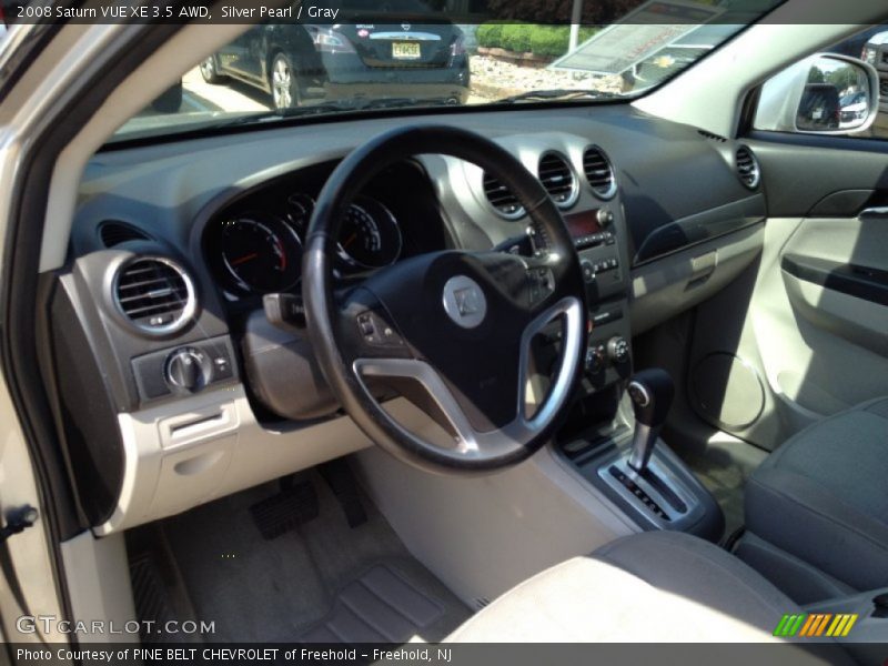 Silver Pearl / Gray 2008 Saturn VUE XE 3.5 AWD
