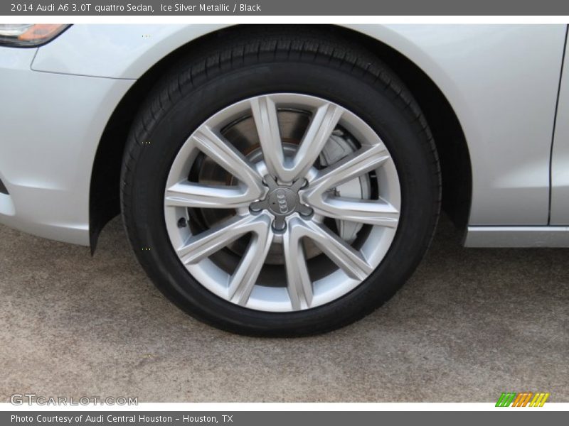 Ice Silver Metallic / Black 2014 Audi A6 3.0T quattro Sedan