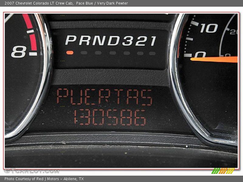 Pace Blue / Very Dark Pewter 2007 Chevrolet Colorado LT Crew Cab