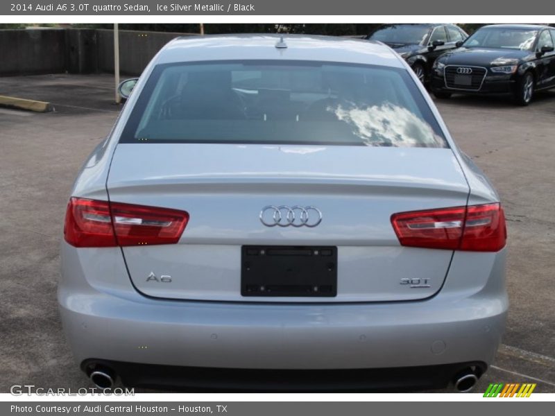 Ice Silver Metallic / Black 2014 Audi A6 3.0T quattro Sedan