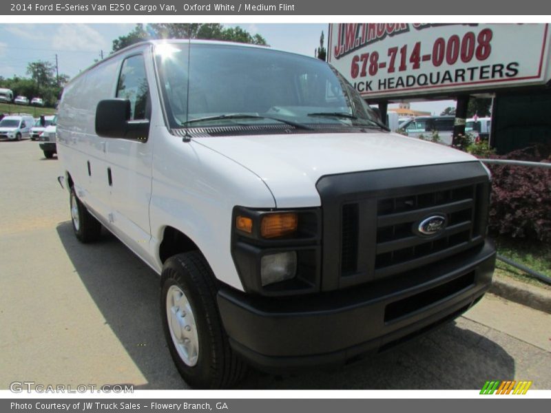 Oxford White / Medium Flint 2014 Ford E-Series Van E250 Cargo Van