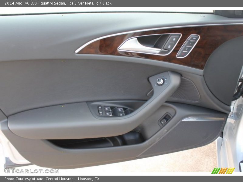 Ice Silver Metallic / Black 2014 Audi A6 3.0T quattro Sedan