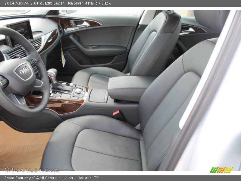 Ice Silver Metallic / Black 2014 Audi A6 3.0T quattro Sedan