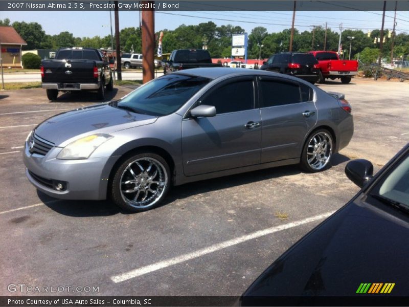 Precision Gray Metallic / Blond 2007 Nissan Altima 2.5 S