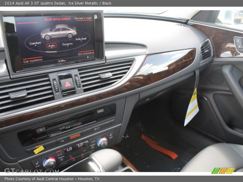 Ice Silver Metallic / Black 2014 Audi A6 3.0T quattro Sedan