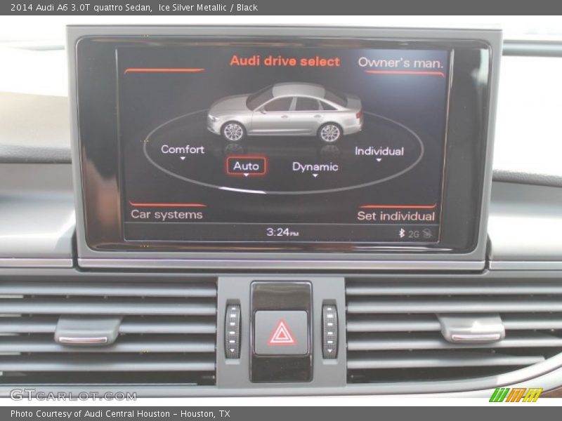 Ice Silver Metallic / Black 2014 Audi A6 3.0T quattro Sedan