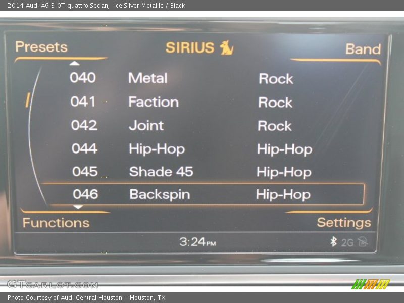 Ice Silver Metallic / Black 2014 Audi A6 3.0T quattro Sedan