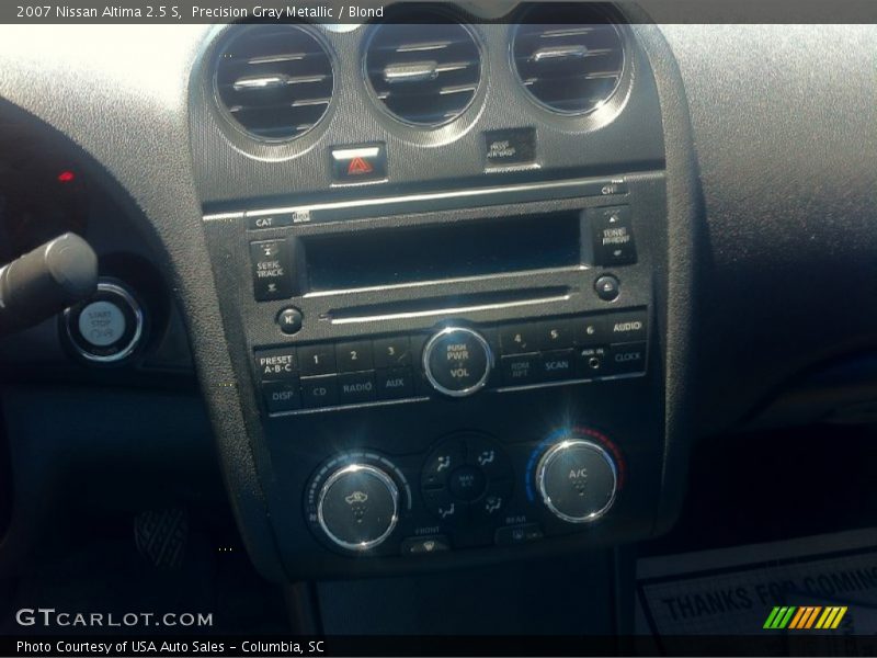 Precision Gray Metallic / Blond 2007 Nissan Altima 2.5 S