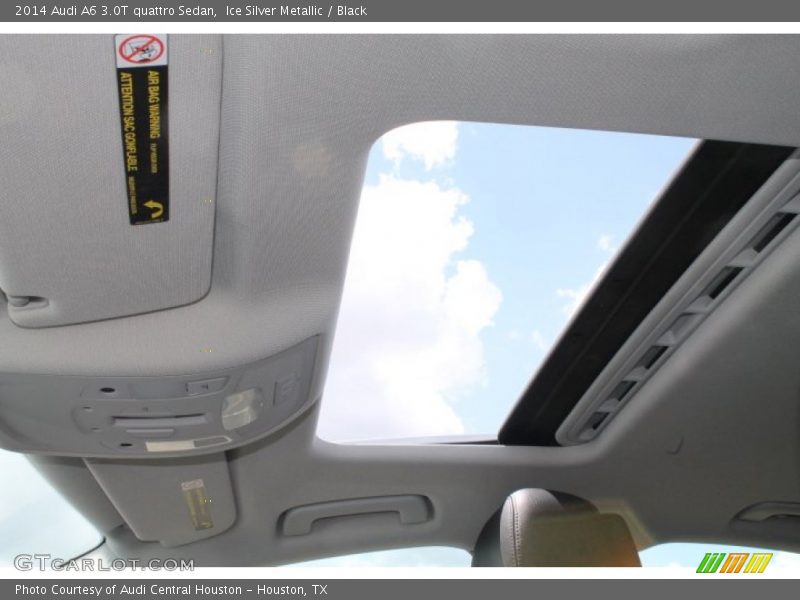 Ice Silver Metallic / Black 2014 Audi A6 3.0T quattro Sedan