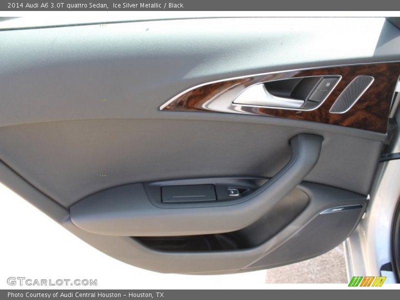 Ice Silver Metallic / Black 2014 Audi A6 3.0T quattro Sedan