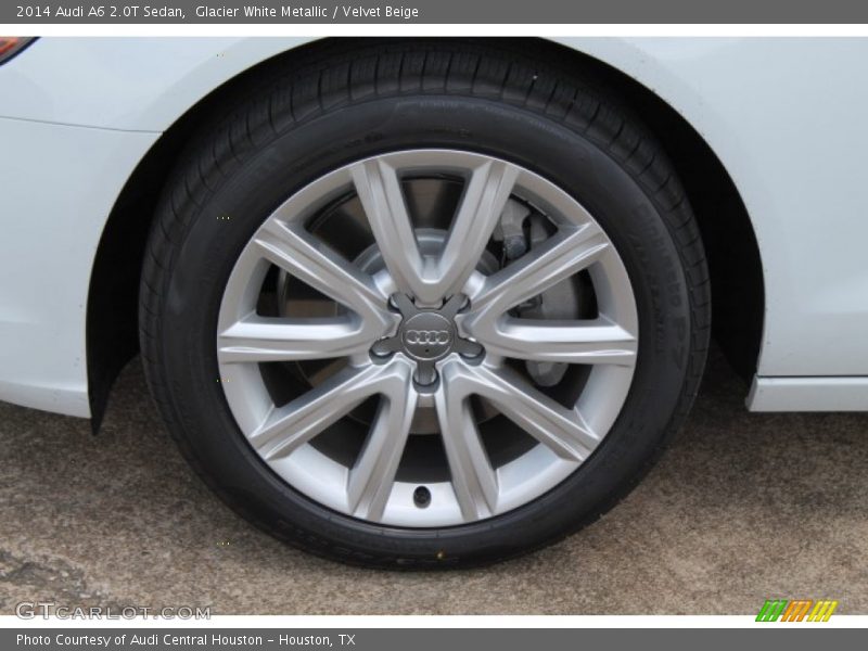 Glacier White Metallic / Velvet Beige 2014 Audi A6 2.0T Sedan