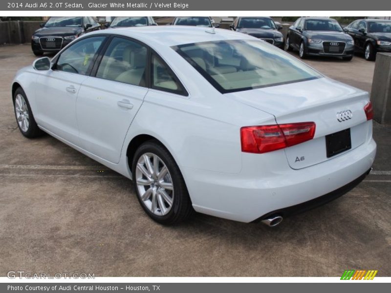 Glacier White Metallic / Velvet Beige 2014 Audi A6 2.0T Sedan