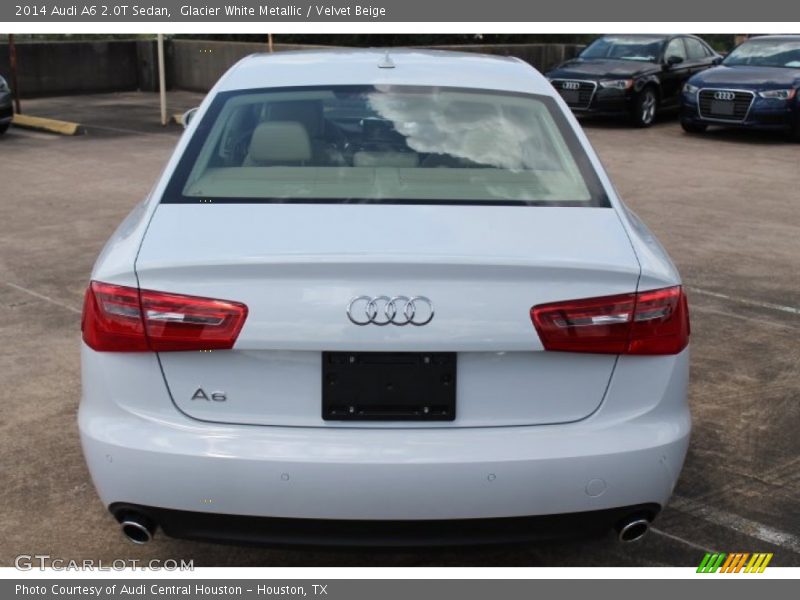 Glacier White Metallic / Velvet Beige 2014 Audi A6 2.0T Sedan