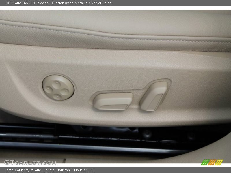 Glacier White Metallic / Velvet Beige 2014 Audi A6 2.0T Sedan