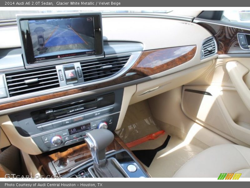 Glacier White Metallic / Velvet Beige 2014 Audi A6 2.0T Sedan