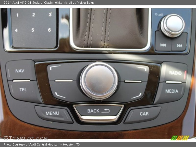 Glacier White Metallic / Velvet Beige 2014 Audi A6 2.0T Sedan
