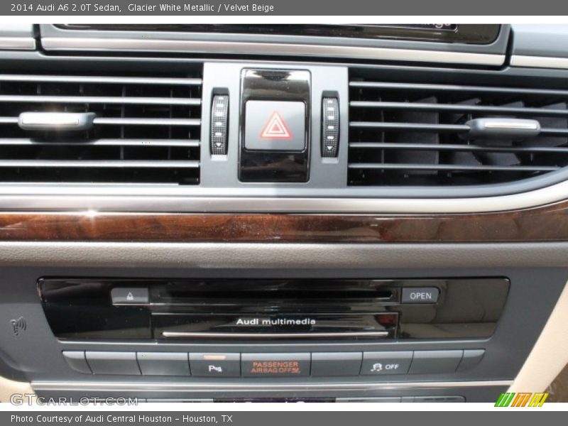 Glacier White Metallic / Velvet Beige 2014 Audi A6 2.0T Sedan