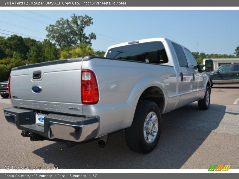 Ingot Silver Metallic / Steel 2014 Ford F250 Super Duty XLT Crew Cab
