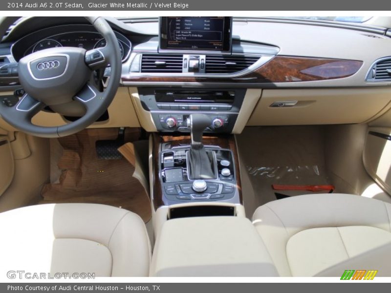 Glacier White Metallic / Velvet Beige 2014 Audi A6 2.0T Sedan