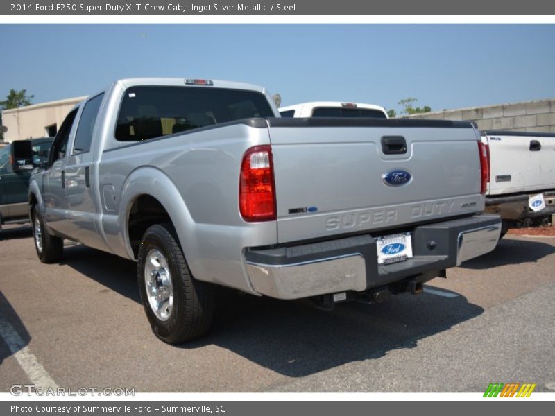 Ingot Silver Metallic / Steel 2014 Ford F250 Super Duty XLT Crew Cab