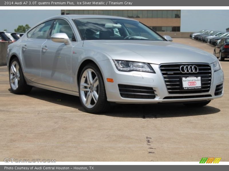 Ice Silver Metallic / Titanium Gray 2014 Audi A7 3.0T quattro Premium Plus