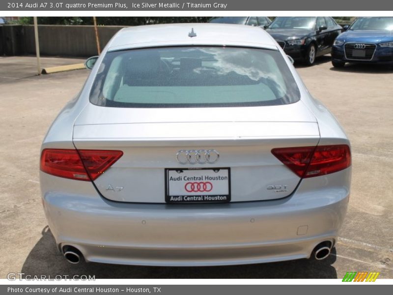 Ice Silver Metallic / Titanium Gray 2014 Audi A7 3.0T quattro Premium Plus