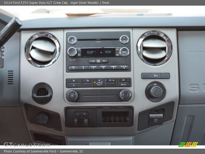 Ingot Silver Metallic / Steel 2014 Ford F250 Super Duty XLT Crew Cab