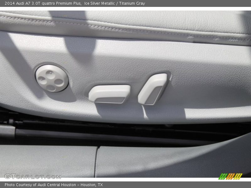 Ice Silver Metallic / Titanium Gray 2014 Audi A7 3.0T quattro Premium Plus