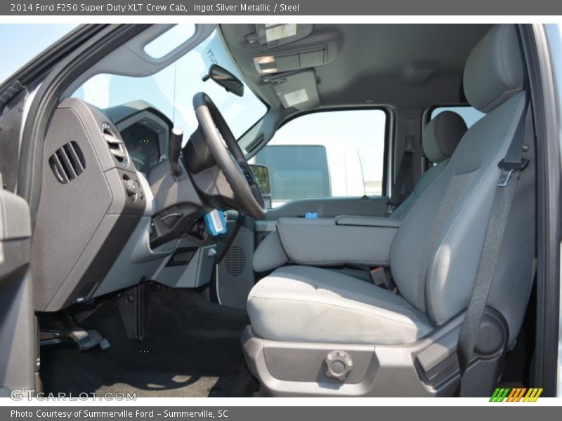 Ingot Silver Metallic / Steel 2014 Ford F250 Super Duty XLT Crew Cab