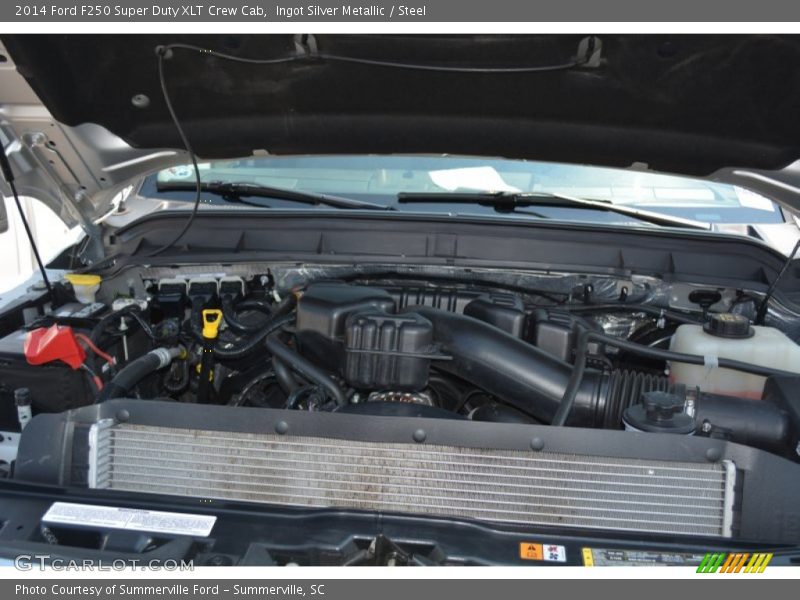 Ingot Silver Metallic / Steel 2014 Ford F250 Super Duty XLT Crew Cab