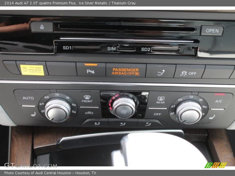 Ice Silver Metallic / Titanium Gray 2014 Audi A7 3.0T quattro Premium Plus