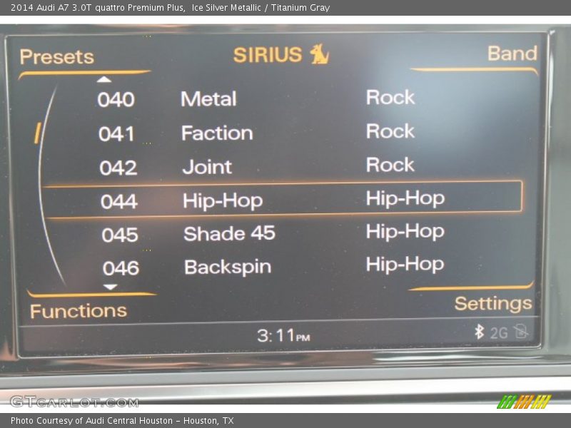 Ice Silver Metallic / Titanium Gray 2014 Audi A7 3.0T quattro Premium Plus