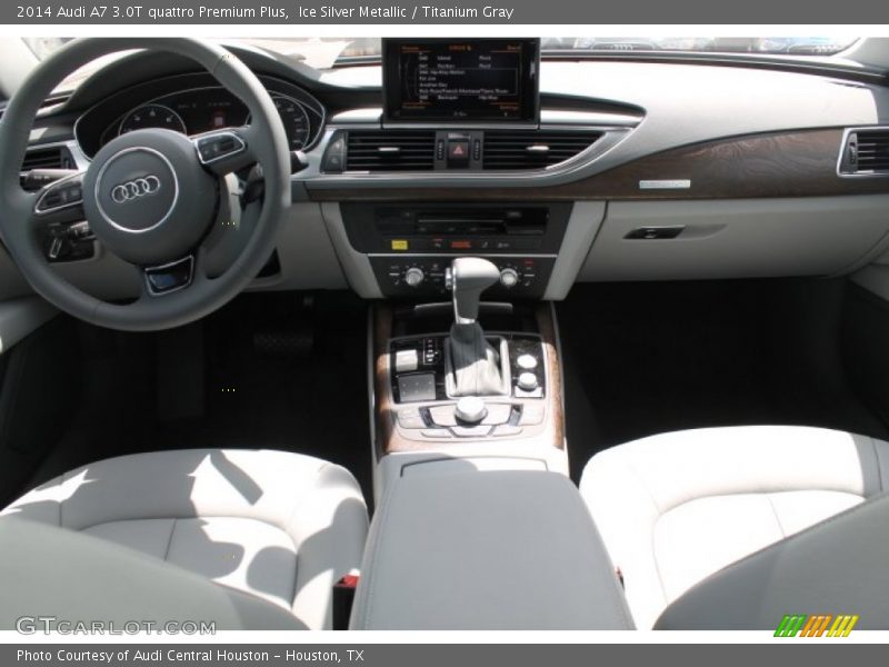 Ice Silver Metallic / Titanium Gray 2014 Audi A7 3.0T quattro Premium Plus