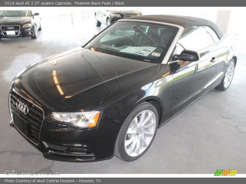 Phantom Black Pearl / Black 2014 Audi A5 2.0T quattro Cabriolet