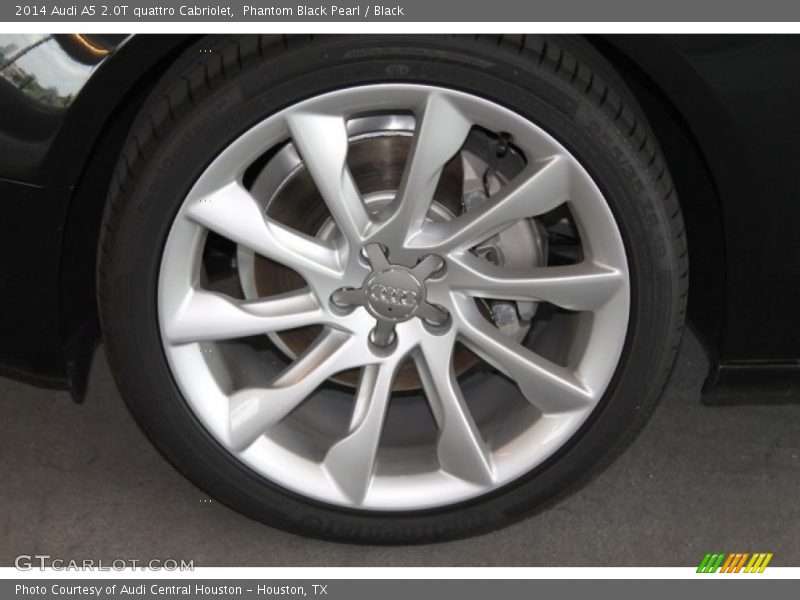 Phantom Black Pearl / Black 2014 Audi A5 2.0T quattro Cabriolet